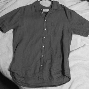 Everlane Short Sleeve Button Down Shirt - Linen